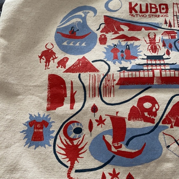 Kubo and the Two Strings canvas tote bag - Picture 3 of 4